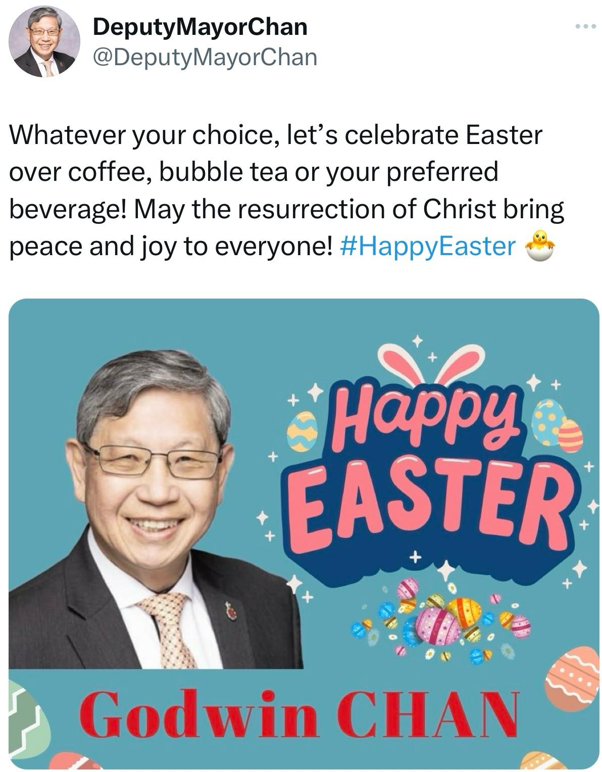 Happy Easter 2024 Godwin Chan